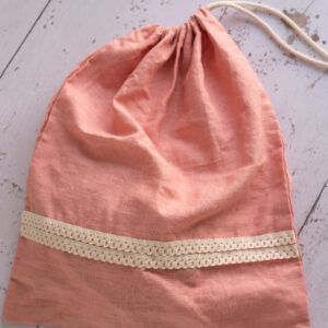 Bolsa de Lino Orgánico para Guardar el Pan