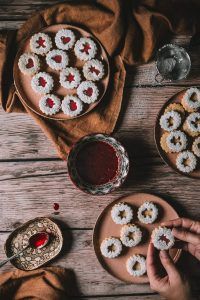 galletas linzer de masa madre