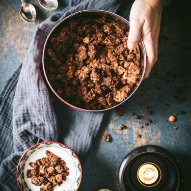 granola casera de masa madre