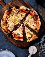 receta de pizza de masa madre