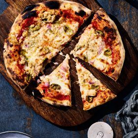 receta de pizza de masa madre