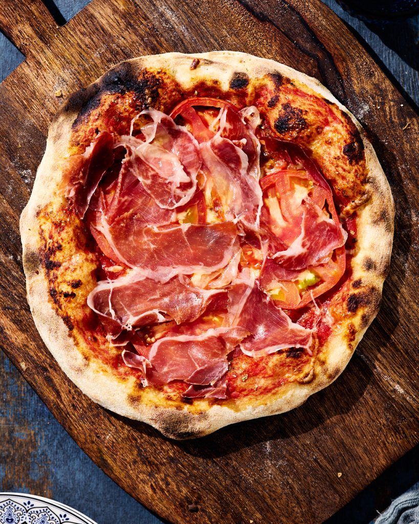 receta de pizza de masa madre